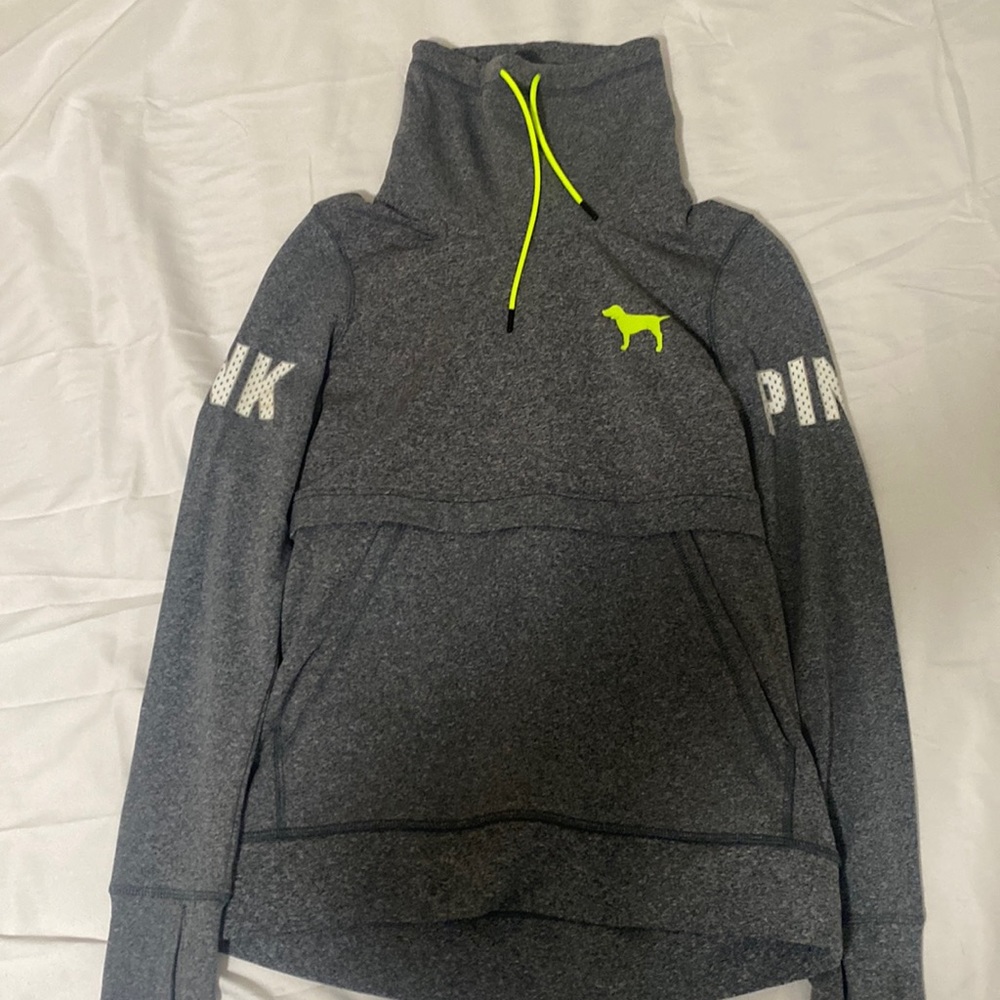 pink ultimate athletic sports mockneck
